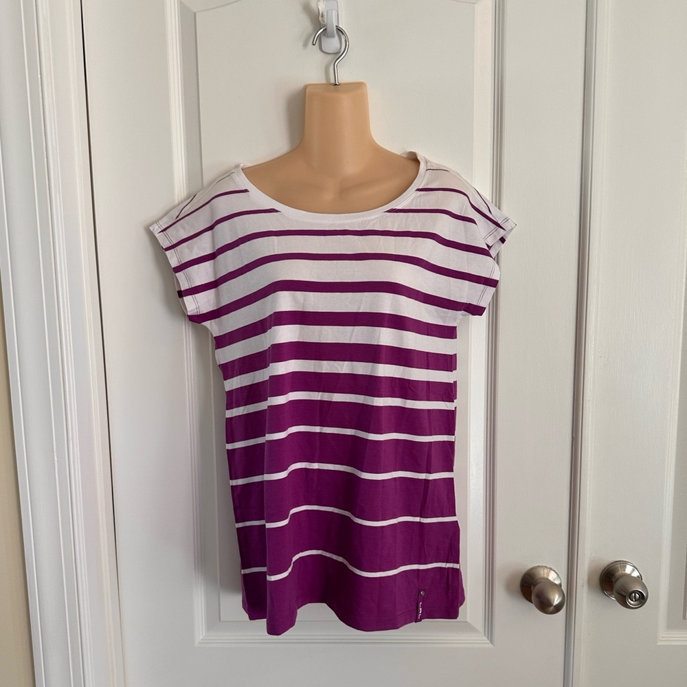 Lauren Ralph Lauren Purple Striped Top